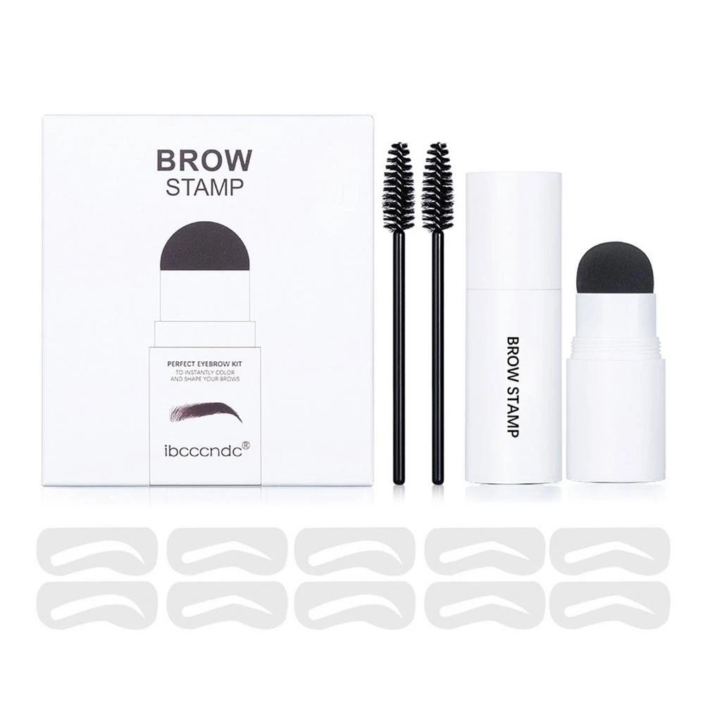 一歩眉毛スタンプ整形キットセット化粧マジック眉ステンシル眉ブラシ化粧品眉ゲル色合い強化鉛筆 眉毛エンハンサー Aliexpress
