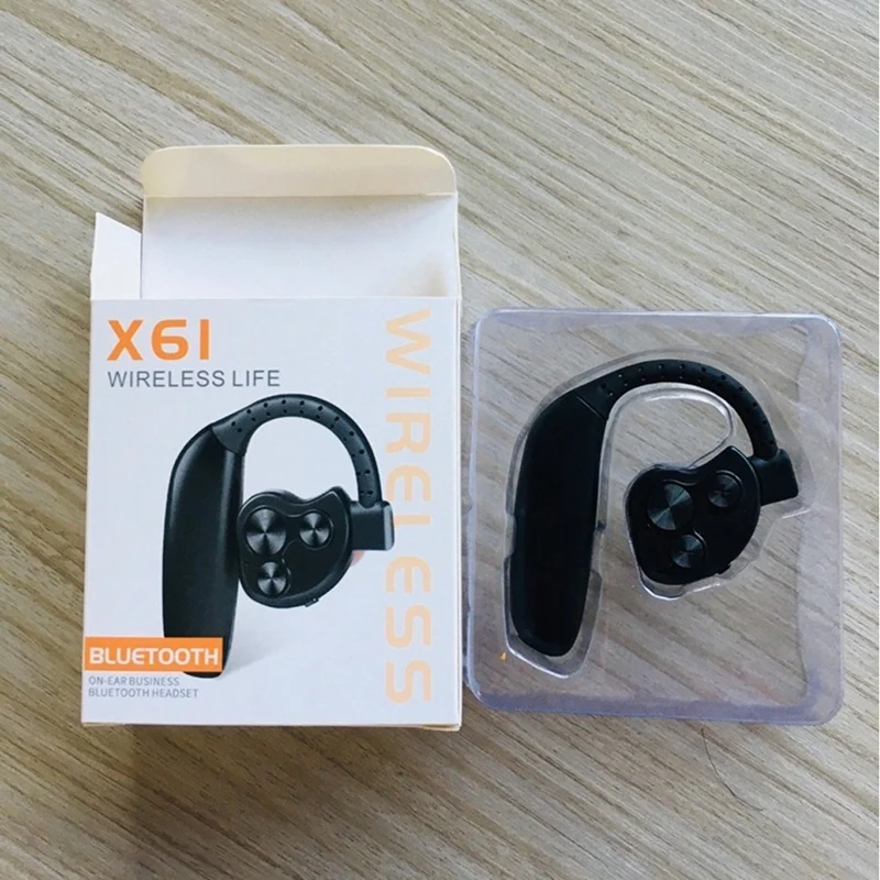 X61 Business Bluetooth Headset Ultra Long Standby Bluetooth Headset Hanging Ear Bluetooth Headset