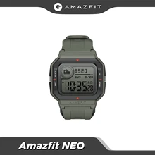 Amazfit Neo Retro Design Smartwatch 5ATM Herz Rate Überwachung Schlaf Tracking 28 Tage Batterie Lebensdauer Smart Uhr rot schwarz grün