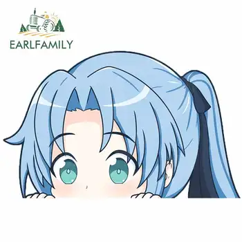 

EARLFAMILY 13cm x 8cm for Peeker Fine Decal Vinyl Car Sticker DIY Occlusion Scratch Scratch-proof Sticker Laptop Decals