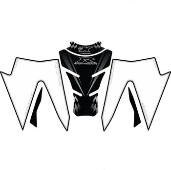 

Front fairing engine number board 3D gel protector for KAWASAKI ZX-10R 2008