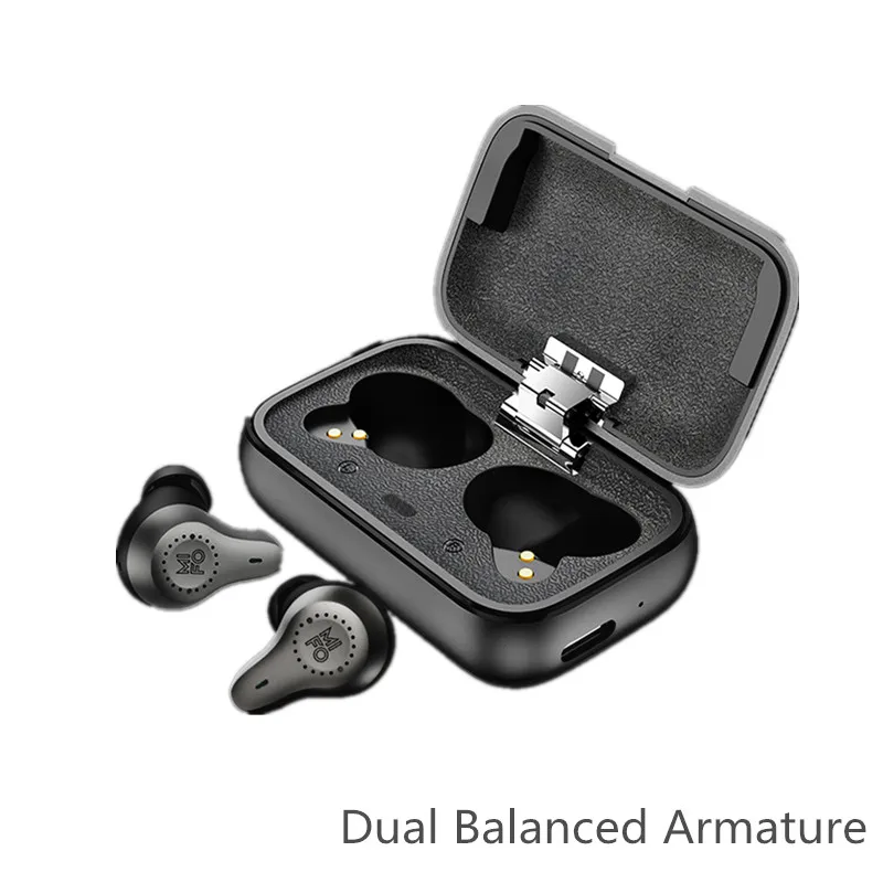 Dual Balanced Новинка Mifo O7 настоящие беспроводные наушники Bluetooth 5,0 сбалансированные наушники шумоподавление наушники Aptx спортивные водонепроницаемые мини наушники - Цвет: Dual Balanced