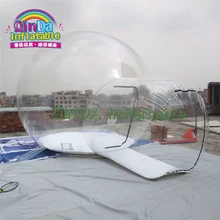 Водонепроницаемый семейный Открытый прочный купол Igloo надувной прозрачный пузырь палатка Кемпинг для продажи