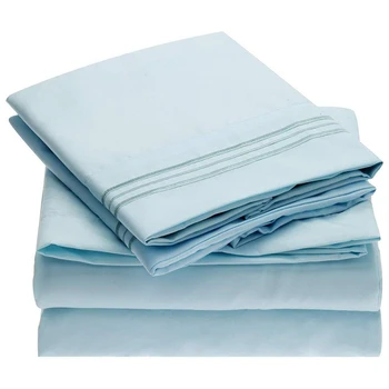 

Sheet Set Brushed Microfiber 1800 Bedding-Wrinkle Fade, Stain Resistant - Hypoallergenic - 3 Piece Include Bed Sheet,Pillowcase