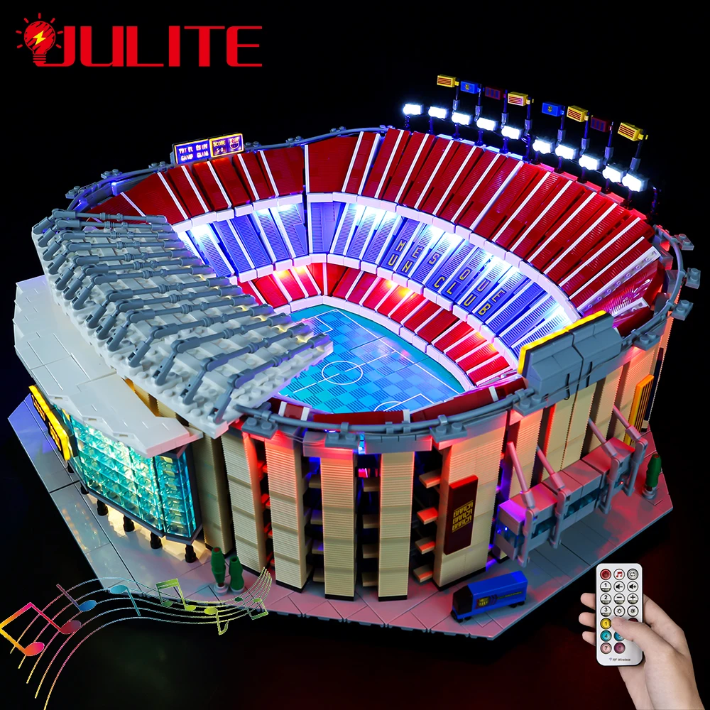 Kit Luci A Led Per Creatore 10284 Stadio Camp Nou-Fc Barcelona Building Blocks Set Di Giocattoli Fai-Da-Te (Blocchi Non Inclusi)