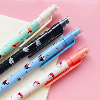 

2X Kawaii Sushi Family Press Mechanical Pencil School Student Stationery 0.5mm