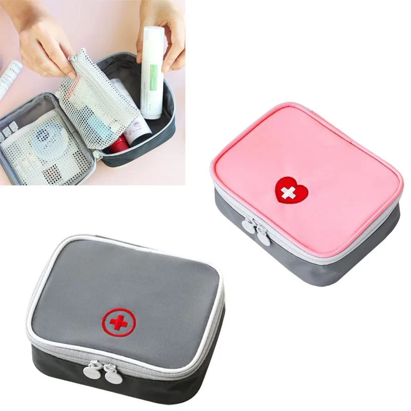 

First Aid Medicine Storage Bag Emergency Medical Kit Survival Wrap Gear Hunt Travel Bag XIN-Shipping