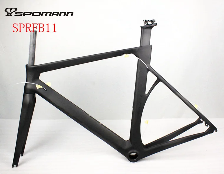 

Sprfb11 All Carbon Fiber 700C Road Bicycle Frame with Front Fork Wrist Support Non-Standard