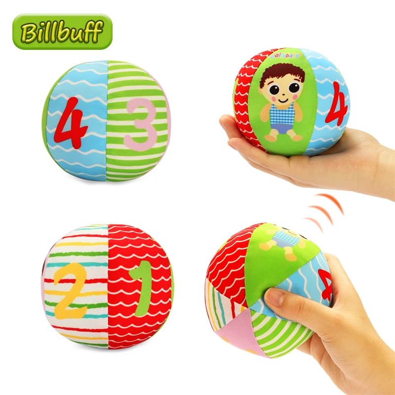 New Baby Toys Animal-Ball Gift Plush Infant Soft Months Cute with Sound Body-Building