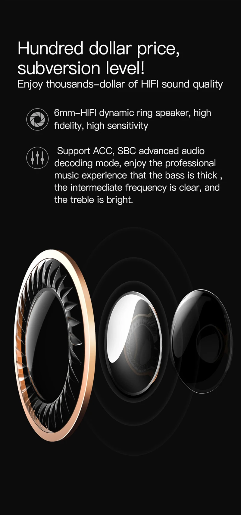 TS04 TWS Bluetooth 5,0 крюк наушники водонепроницаемые беспроводные наушники Стерео шумоподавление Спортивная гарнитура с микрофоном 4h время музыки manos libres bluetooth telefono oreja extra bass earphone ecouteur ip