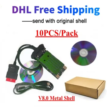 

DHL10pcs/lot VD DS150E CDP new vci obd2 obdii Diagnostic Tool with bluetooth Scanner tool car truck VD TCS CDP Plus with shell