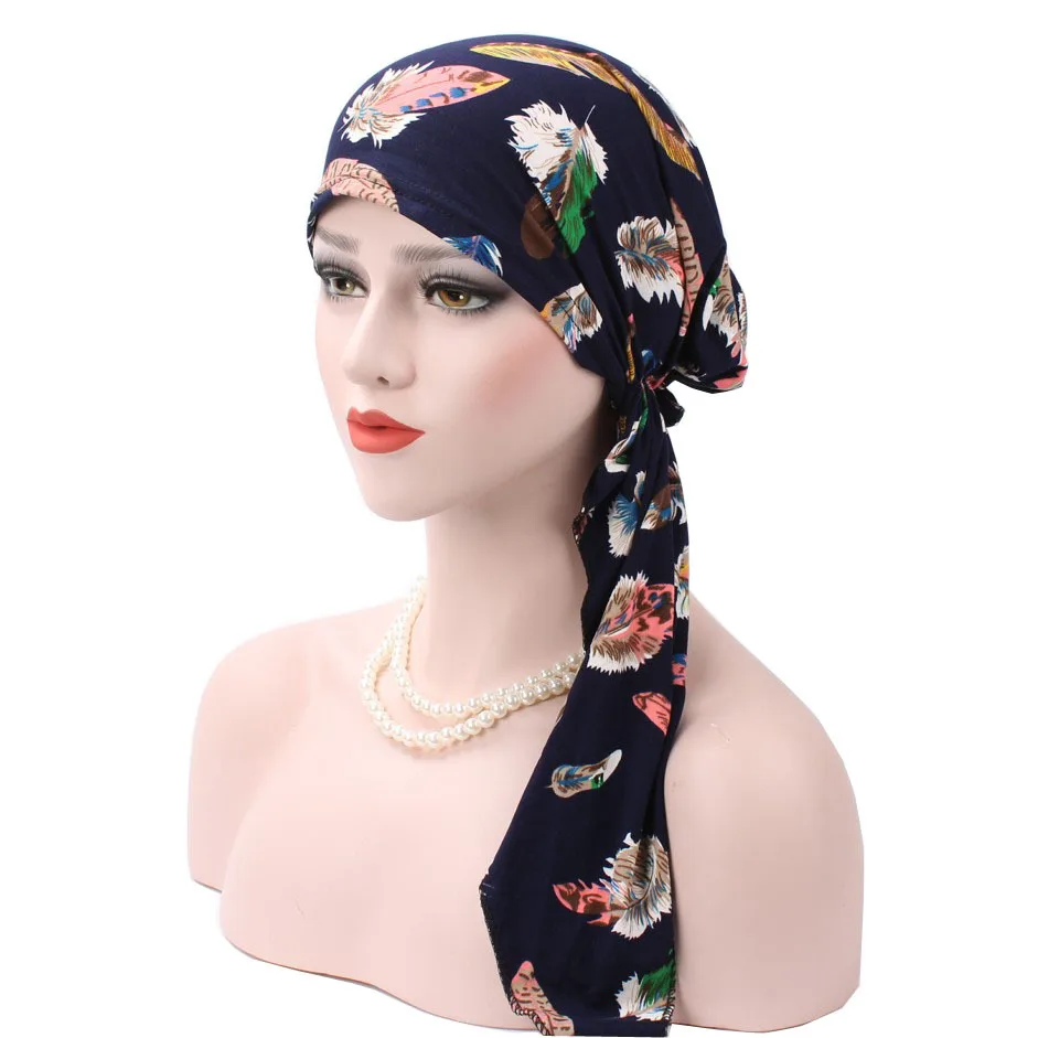 

Women Hijab Hat Muslim Scarf Turan Cap Pastoral Style Hijab Muslim Islamic Scarf Elastic Cloth Head Hat Ladies Hair Accessories