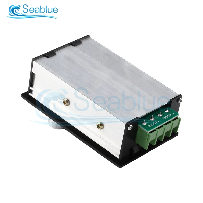 DC 6-60V 20A Max DC Motor Controller PWM Adjustable Speed Digital Display Encoder Duty Ratio Frequency 6V 12V 24V 36V 48V