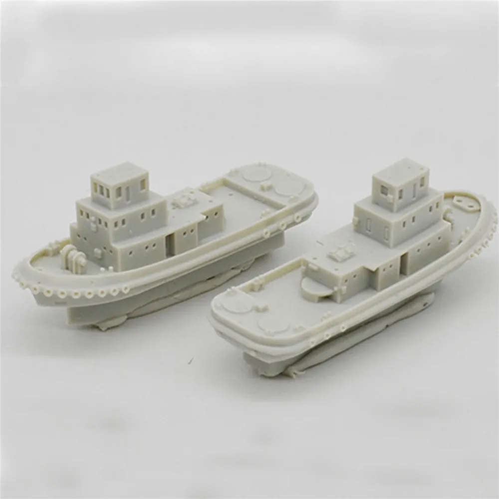 2 шт. набор модельных лодок TA1970016 из смолы 1/700 кВт | Игрушки и хобби