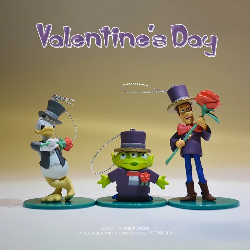 Игрушка "Дисней" История 4 Woody Aliens аниме 5-8 см версия Q фигурки мини куклы, детские игрушки модель для детей подарок