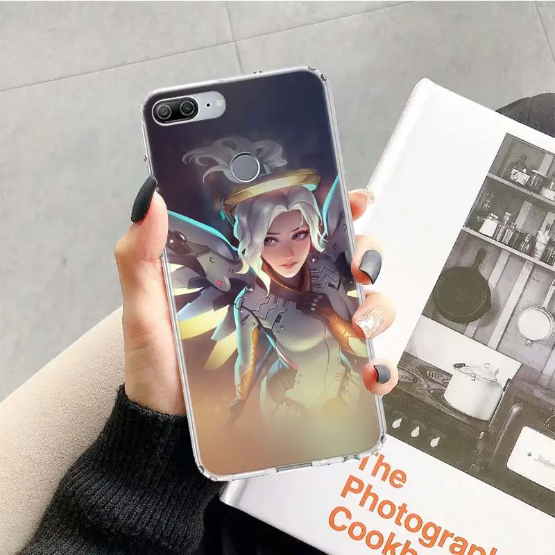 Overwatch милости чехол для huawei Honor 9 10 20 Lite рro 9X 8X 8A 8C фотоаппаратов моментальной печати 7S 7A 7C Y5 Y6 Y7 Y9 мягкий чехол для мобильного телефона чехол Coque - Цвет: TR235-8