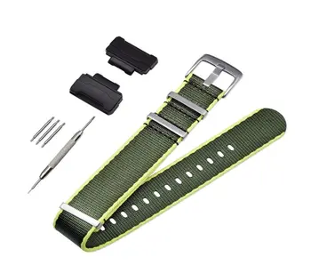 

1Set Nylon sweat resistant Watchband Metal Buckle Wrist Strap for Casio G-Shock GA-110 DW-5600
