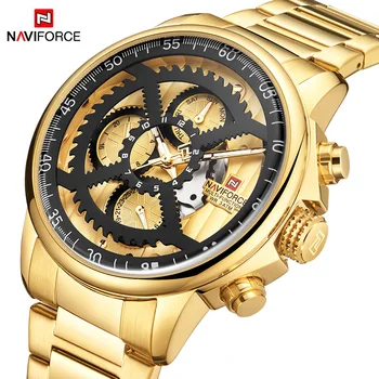 

NAVIFORCE Sport Military Watch Men Fashion Luxury Quartz Wristwatch Male Casual Waterproof Clock Gold Watches Relogio Masculino