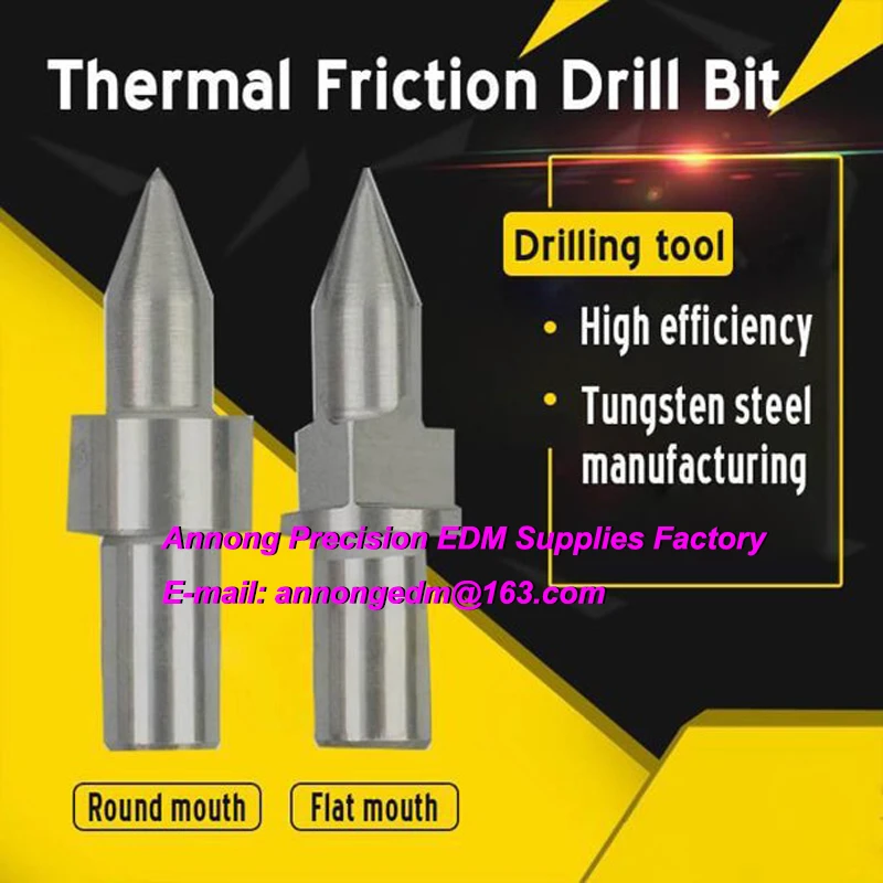 Thermal Friction Hot  melt short Drill bit M3 M4 M5 M6 M8 M10 M12 M14