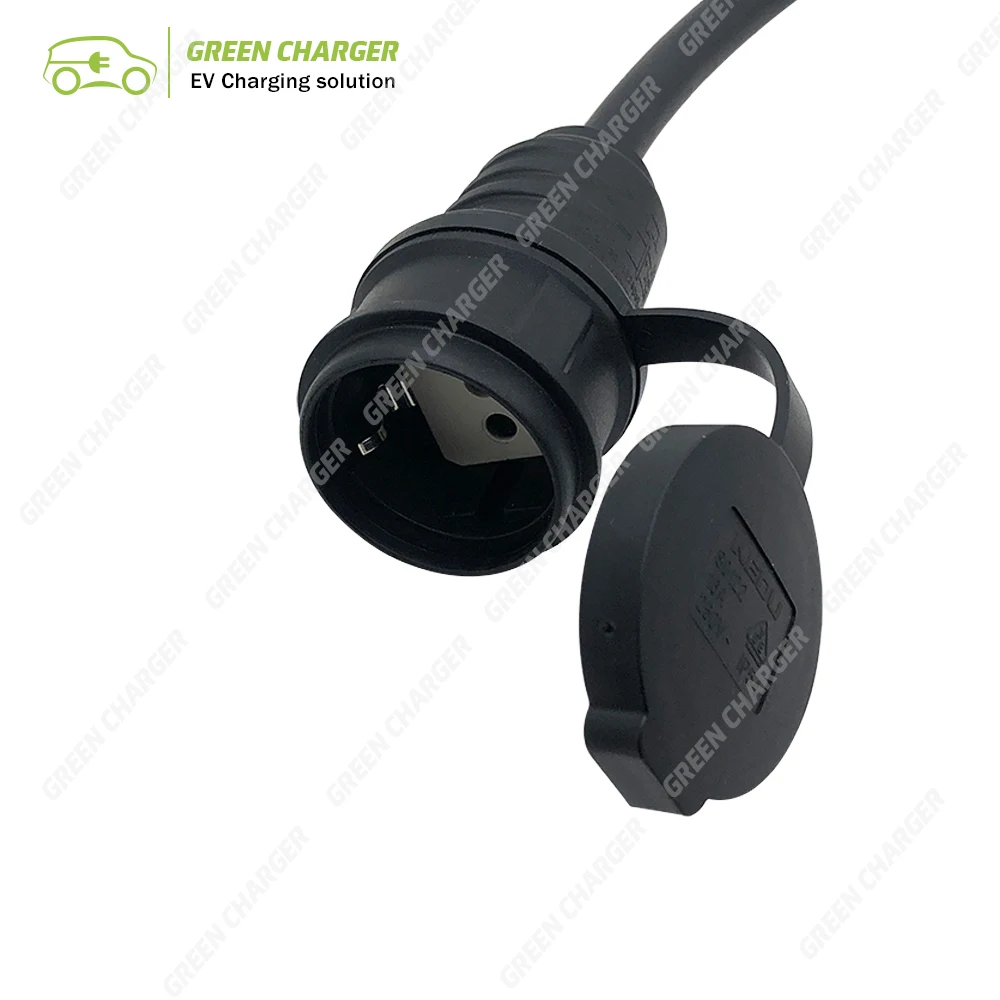 DUOSIDA силовой провод Schuko to Type 2 EV adapter 16 A для электрического велосипеда скутера
