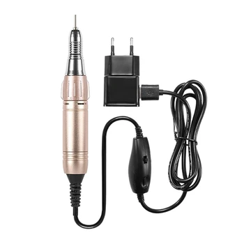 

Nail Drill Electric Nail Files, Electric Nail Drill Machine Portable Pen Shaped Electric Manicure Pedicure Set Kit for Acrylics