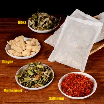 

Moxa bag for foot bath 30 pcs, Chinese herb wormwood Artemisia, moxibustion therapy, beauty, weight loss, good sleep