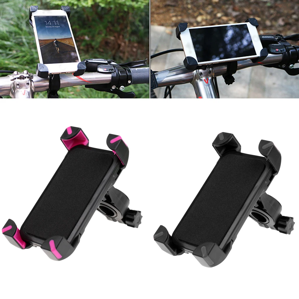 Bike Bicycle Handlebar Phone Mount Holders Bracket Stand Anti-fall & Anti-shake for Smartphone GPS MP4 PSP