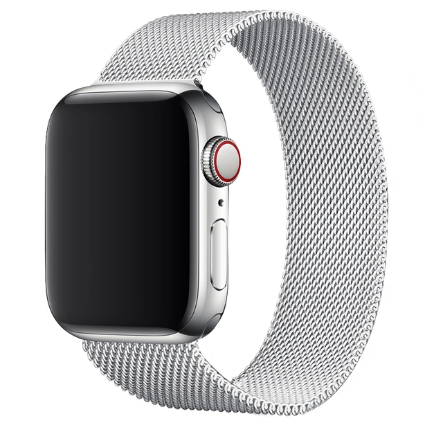 Ремешок для Apple watch браслет из нержавеющей стали на магнитной застежке для iWatch Series 3 4 5 6 7 se 1