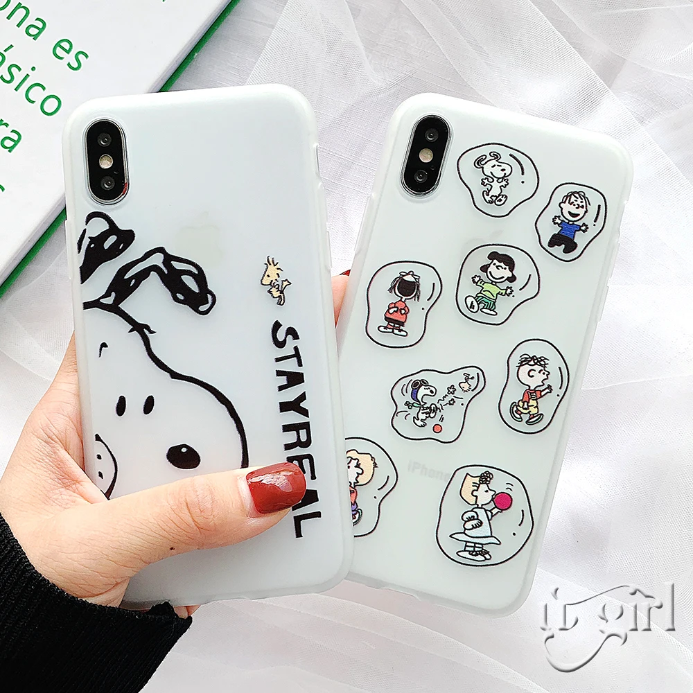 

Soft tpu case For iPhone X XR XS xsMax 9 10 8 7 6s 8 Plus Cute Cartoon style Anti-knock Phone Cases pet pattern