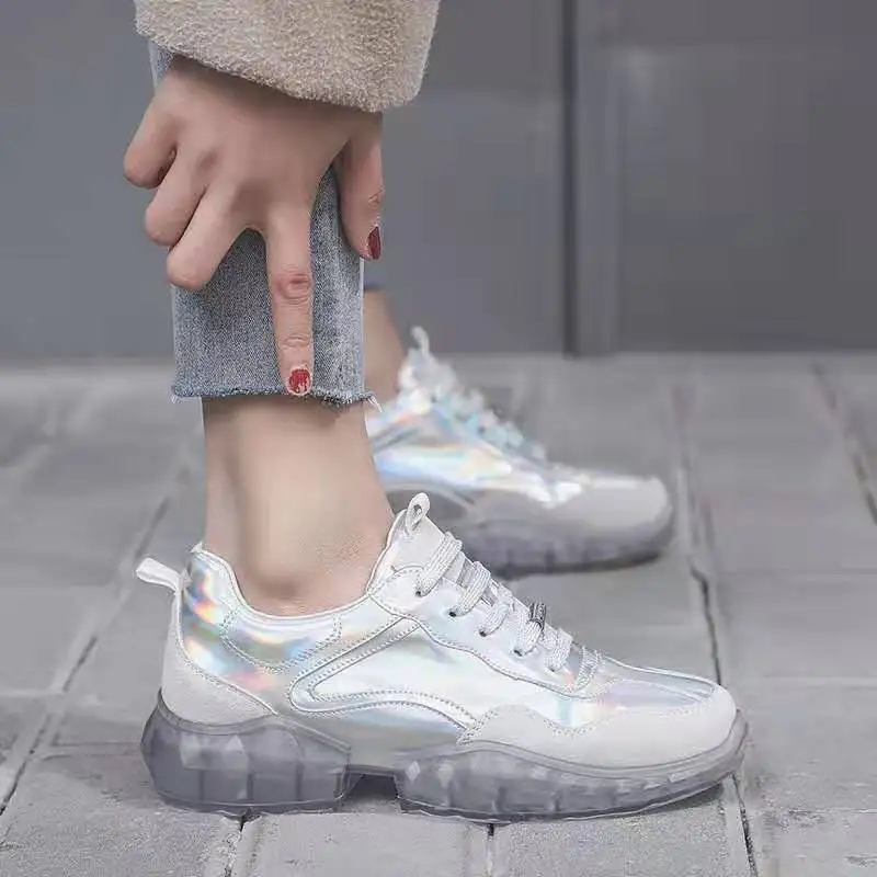 

Trend Woman Platform Shoes Casual Flats Luxury Brand Chaussures Femme High Quality Sneakers Ladies Footwear Female Buty Damskie