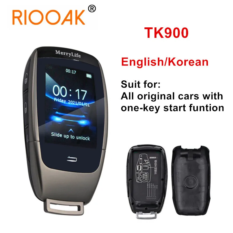 

TK900 Modified LCD Smart Key Keyless Entry Remote Car Key with LCD Screen For Mercedes-Benz Audi Ford VW BMW Remote Key
