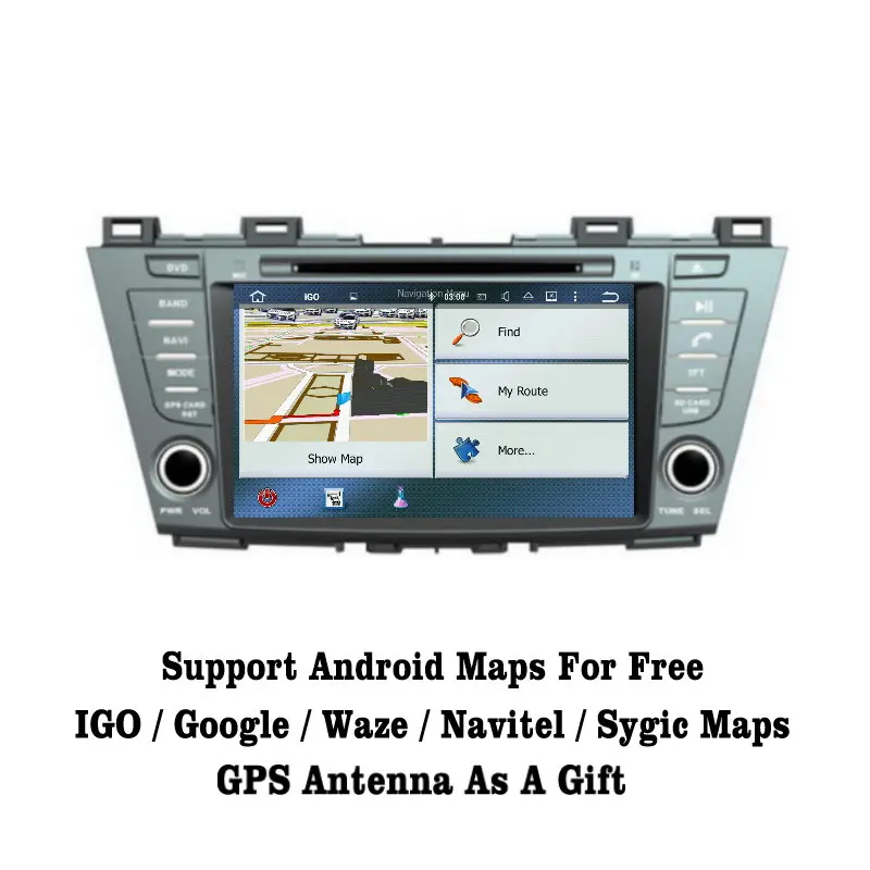 Liislee Android 7 1 2G RAM для Mazda 5 / Premacy автомобильное радио Аудио Видео Мультимедиа DVD плеер