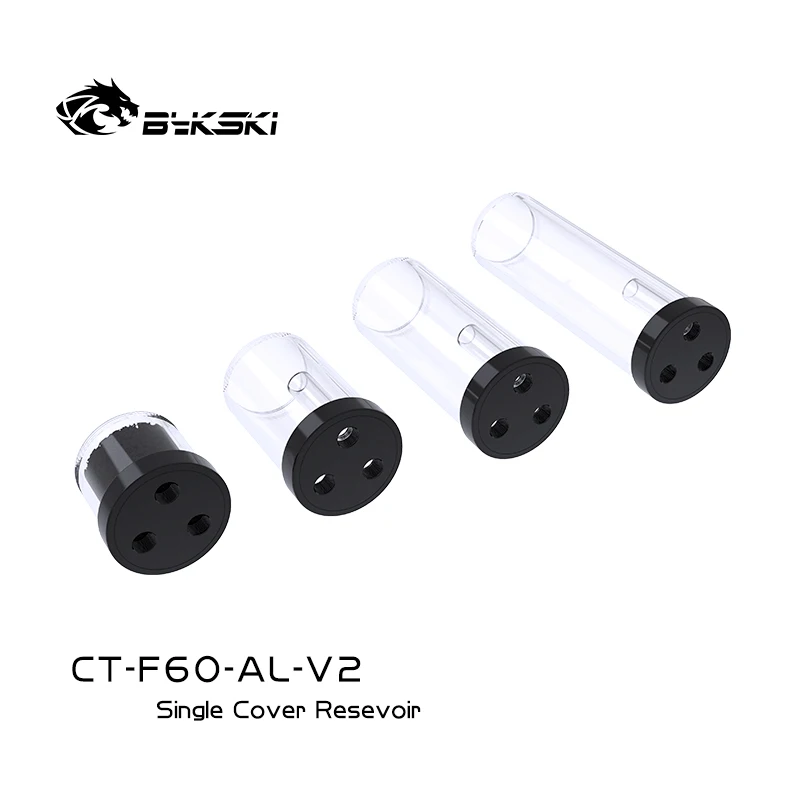 Bykski Ct-f60-al-v2 Tanque de Resfriamento de Água Expandir Reservatório Ddc Modificado Conjunto Cobertura 60 mm 100 mm 150 mm 200 mm - Imagem 6
