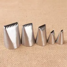 5 шт./компл. Нержавеющая сталь торт глазури Трубопроводов Сопла Советы декоратора формочка для десерта коррекции формы для выпечки инструменты для украшения 72XF