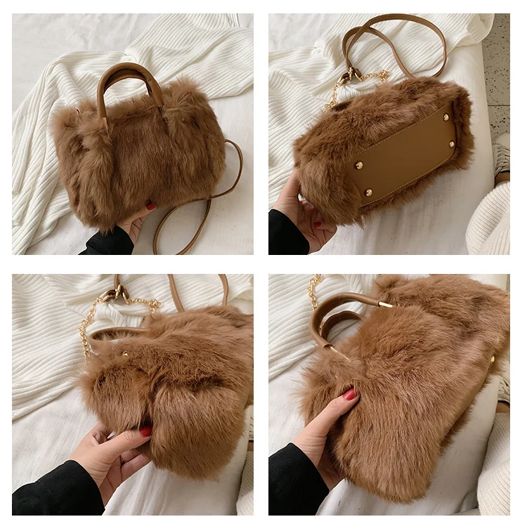 OLOEY Hairy Bag, новинка, Корейская версия, женская сумка, модная плюшевая сумка, женская сумка через плечо, сумка-мессенджер, Женская квадратная посылка