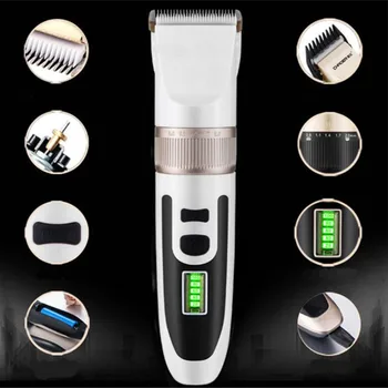 

Electric Hair Clipper Rechargeable Battery Indicator Razor for Children Or Adults