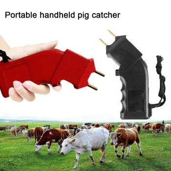 

6V Electric Hand Tool Animal repeller Drive rod Farm Battery Powered Sheep Animal Tool Black Red
