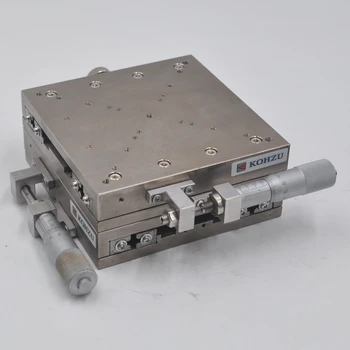 

KOHZU XM13F-S1 YM13F-S1 stainless steel XY axis manual two-dimensional fine adjustment slide table 130mm