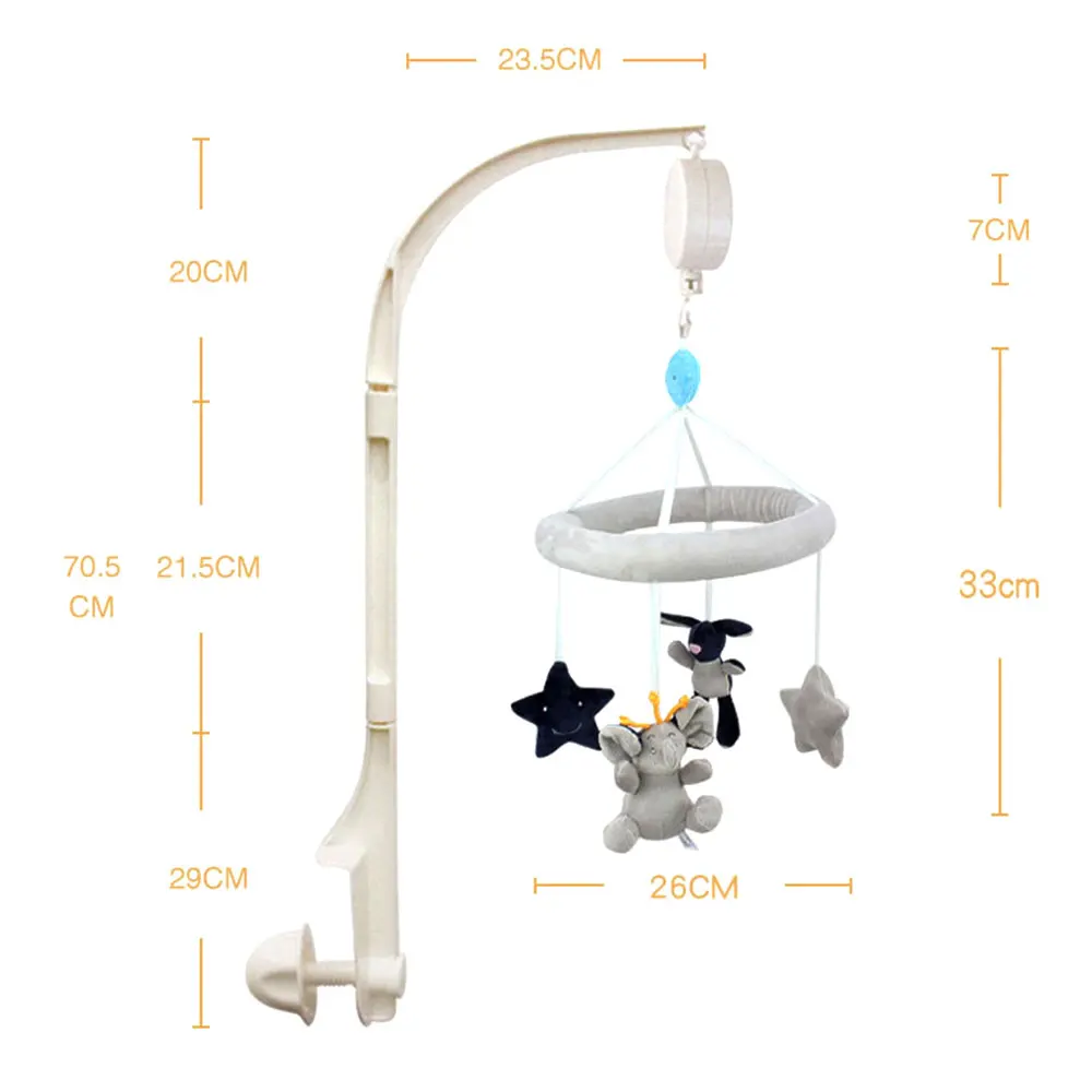 Детские игрушки погремушка погремушки мобиль на кроватку Новорожденные Детские мобили погремушки в кроватку милый мультфильм музыкальные развивающие игрушки кровать колокольчик карусель для кроватки Младенцы