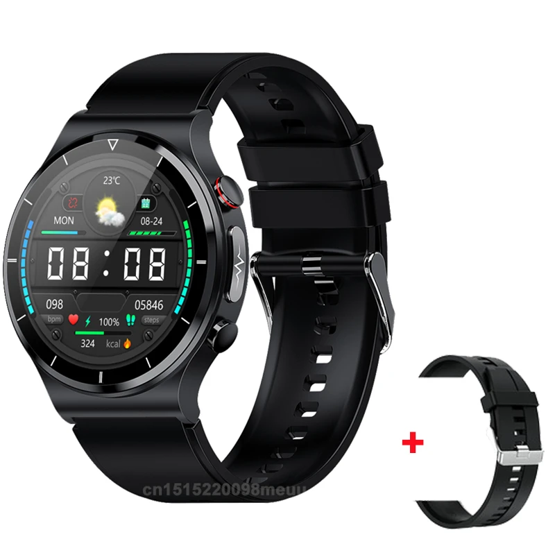 E88 Smart Watch Men Watch 1.32 inch Screen EGG Collector IP68 Waterproof BodyTemperature Wireless charger Watches PK E80 E86 
