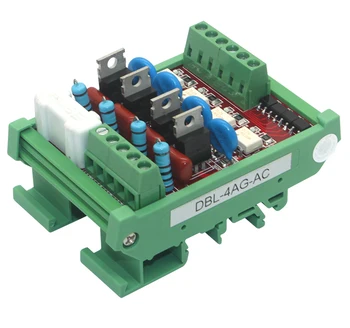 

4-channel PLC AC Amplifying Board Thyristor Optocoupler Isolation Board Protection Board Power Contactless Relay 4AG-AC