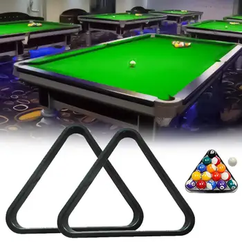 1.8/2/2.5inch Plastic Pool Ball Billiard Table Triangle Rack Standard Size Billiard Table Rack Snooker Billiard Accessories free shipping 16pcs lot pool billiard snooker table ball keychain keyring 1 1 4 3 2cm