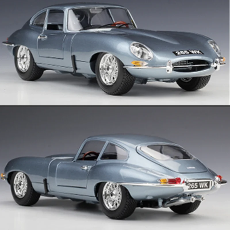 Коллекция 1:18 весы 26 см e-тип купе модель спортивного автомобиля литье под давлением сплав классический античный дисплей автомобиля для детей и взрослых