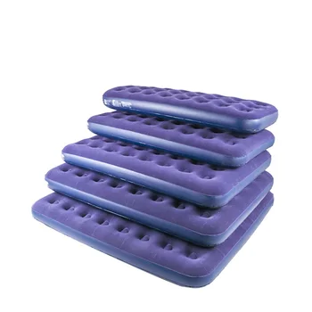 

inflatable mattress car outdoor air bed folding single double thick flocking mattress home inflated mattress