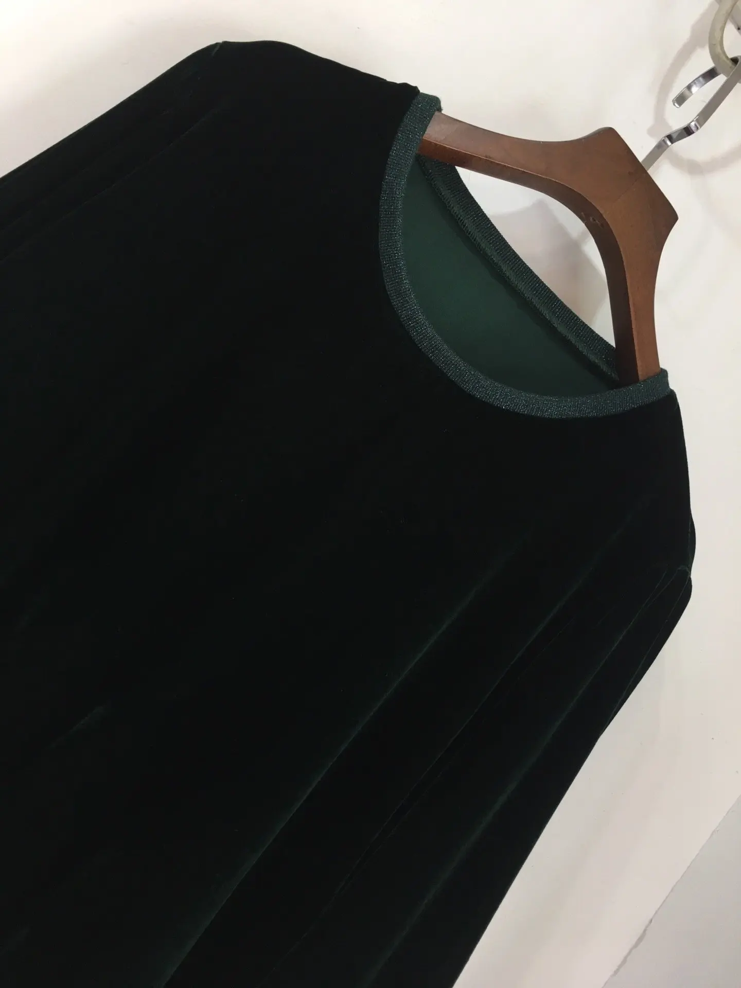 Женский модный Шелковый бархатный костюм топ+ брюки 2 комплекта 1119