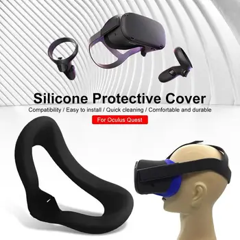

Anti-sweat Eye Cover Pad For Oculus Quest VR Glasses Silicone Leakproof Face Cover For Oculus Quest Control Washable Eye Cover