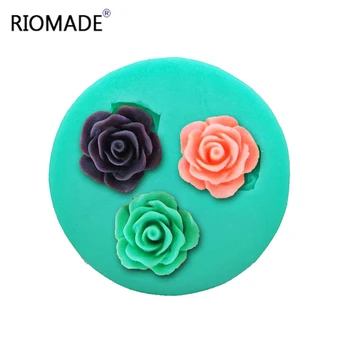 

Mini 3-flower Handmade Silicone Mold Fondant Molds Cake Decorationing Tools Chocolate Dessert Gummy Baking Mould F0172HM