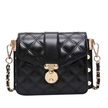 

Classic Diamond Pattern Women Plaid Messenger Bag Big Square Female Shoulder Bags Rhombus Lattice Large Size Luxury Lady Handbag