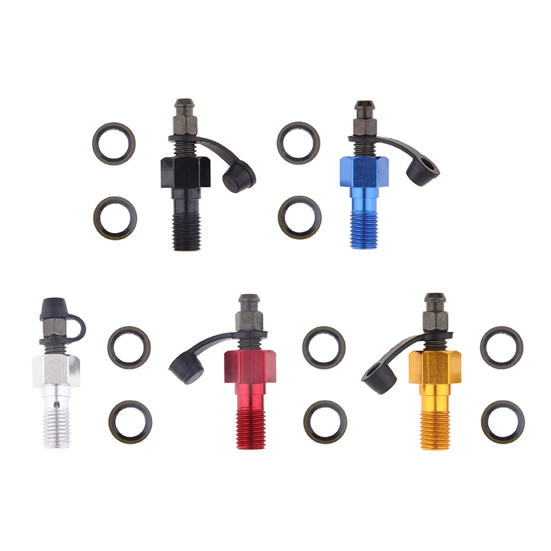 Motorcycl Brake Master Cylinder Brake Caliper Banjo Bolt & Bleed Nipple/Screw for Kawasaki Aluminium Alloy Bolt M10 x 1.25mm brake caliper motor