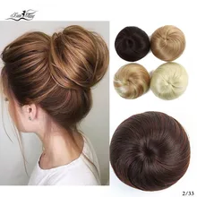 Xuanguang натуральный шиньон cabelo sintético borracha банда пончик dois скорость de plástico fácil по применению coque cabelo coque preto